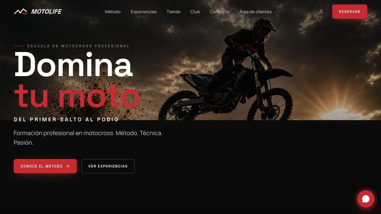 Vista real de MOTOLIFE